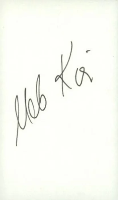 Udo Kier autograph