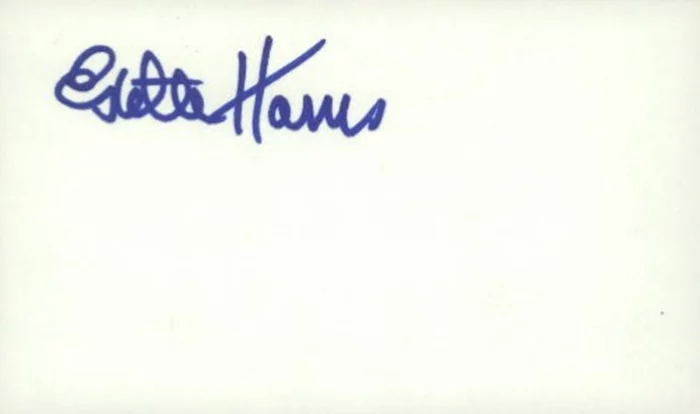 Estelle Harris autograph