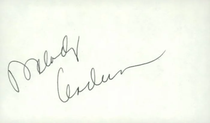 Melody Anderson autograph