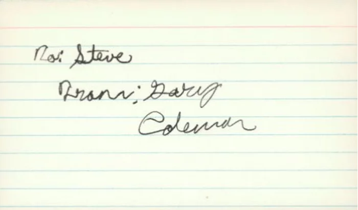 Gary Coleman autograph