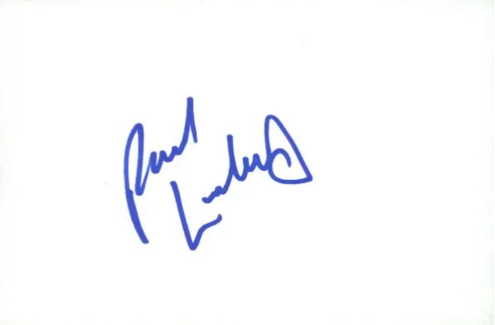 Paul Lieberstein autograph
