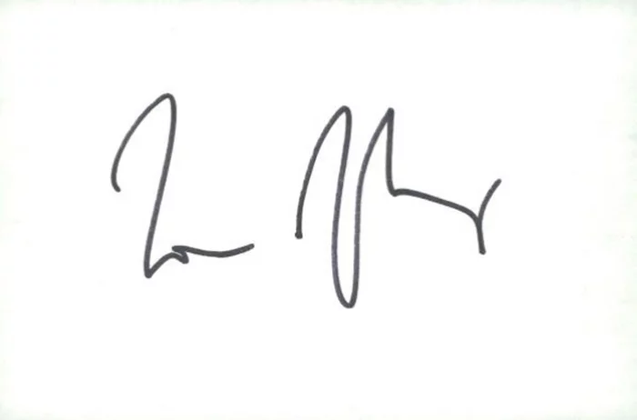 Tom Hooper autograph