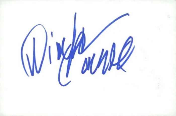 Diahann Carroll autograph