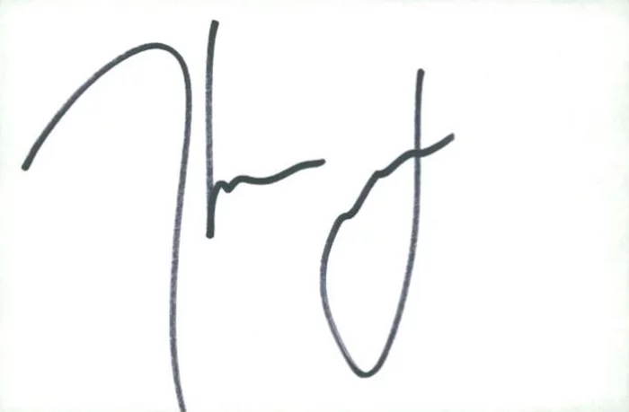 Thomas Jane autograph