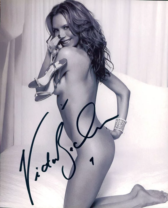 Victoria Beckham autograph