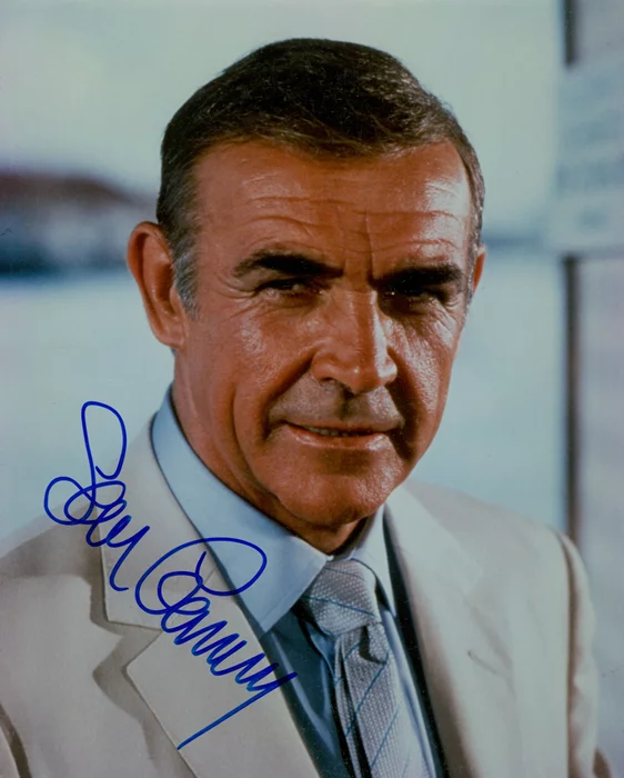 Sean Connery autograph