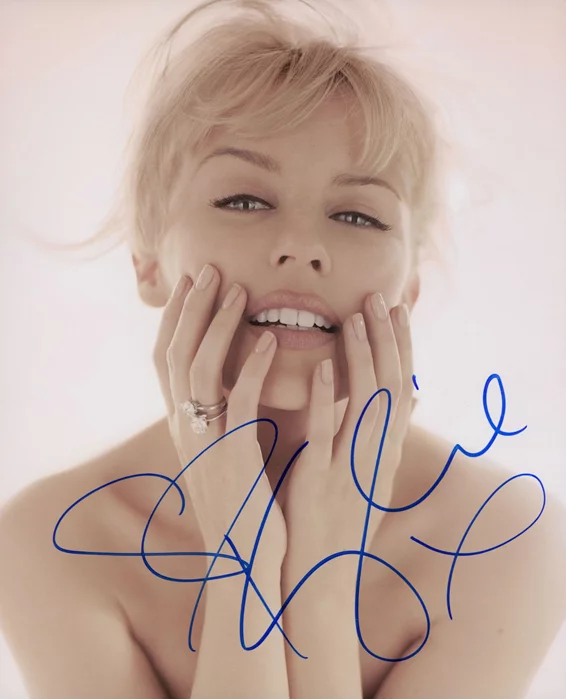 Kylie Minogue autograph