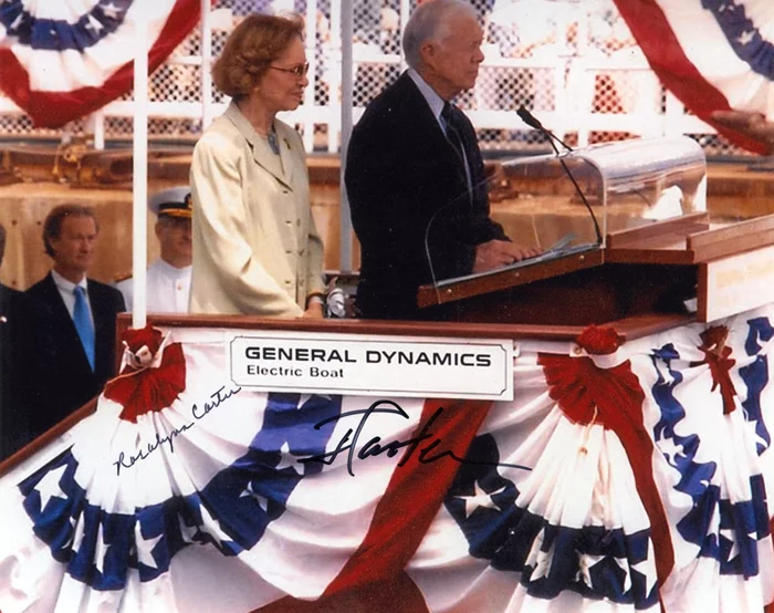 Jimmy & Rosalynn Carter autograph