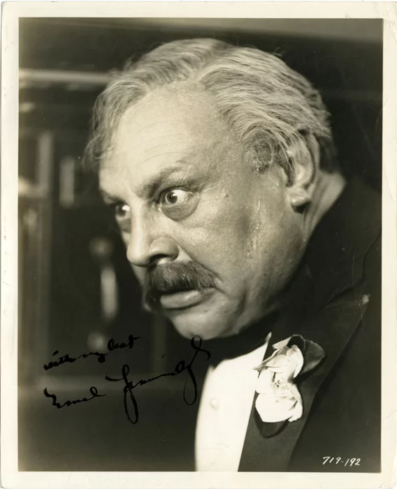 Emil Jannings autograph
