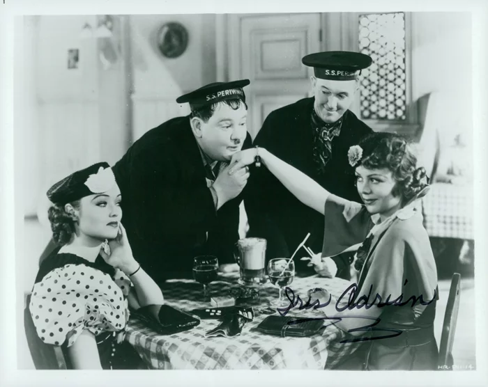 Iris Adrian autograph