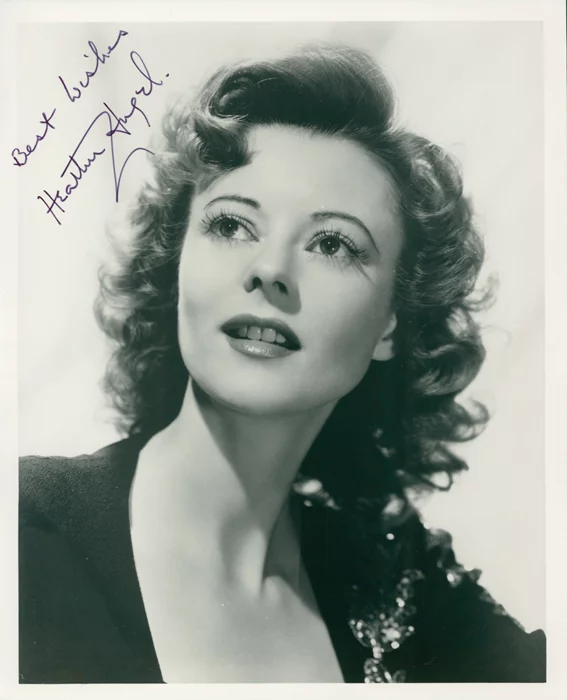 Heather Angel autograph
