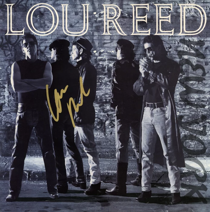 Lou Reed autograph