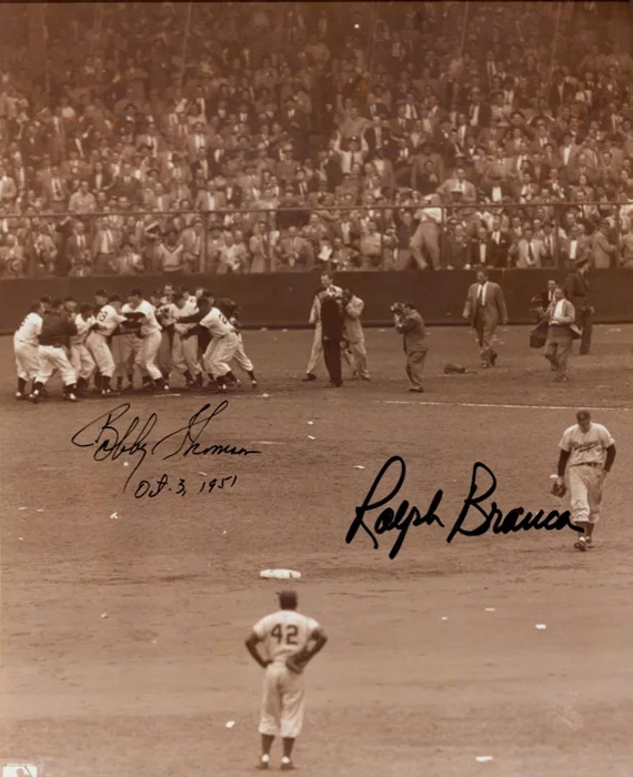 Thomson & Branca autograph