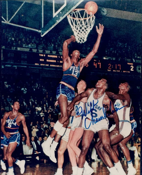 Wilt Chamberlain autograph