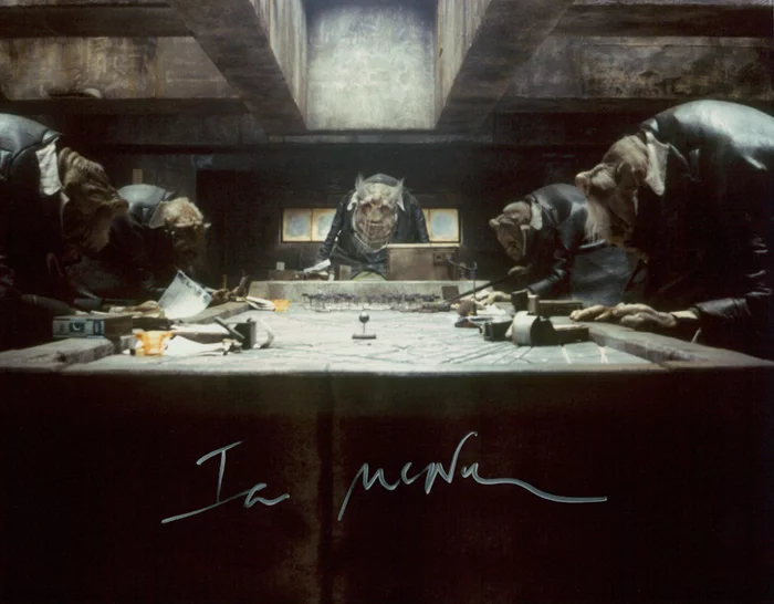 Ian McNeice autograph