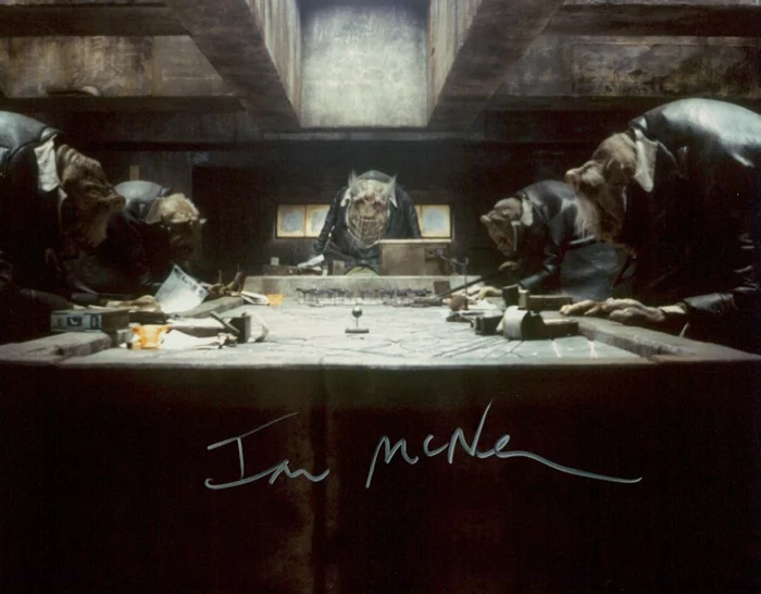 Ian McNeice autograph