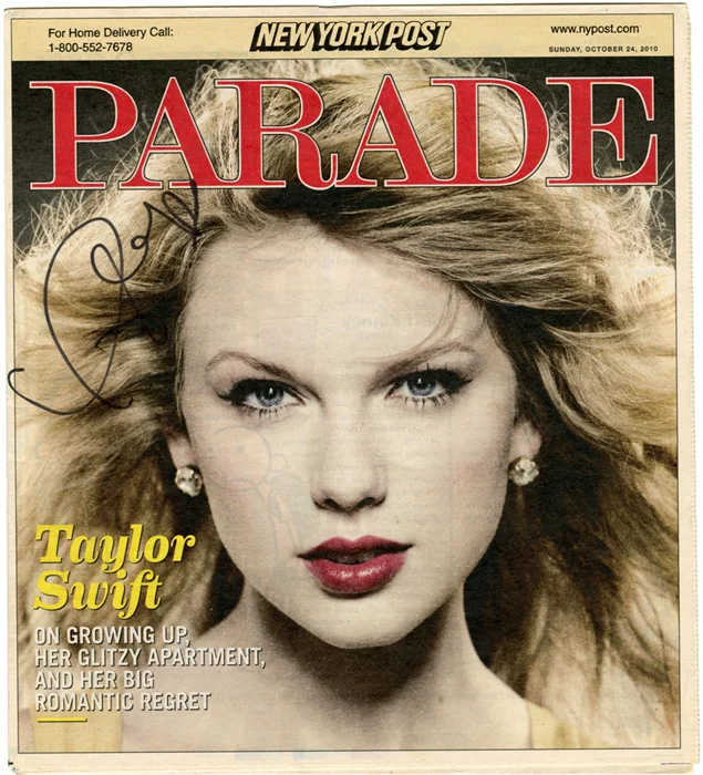 Taylor Swift autograph