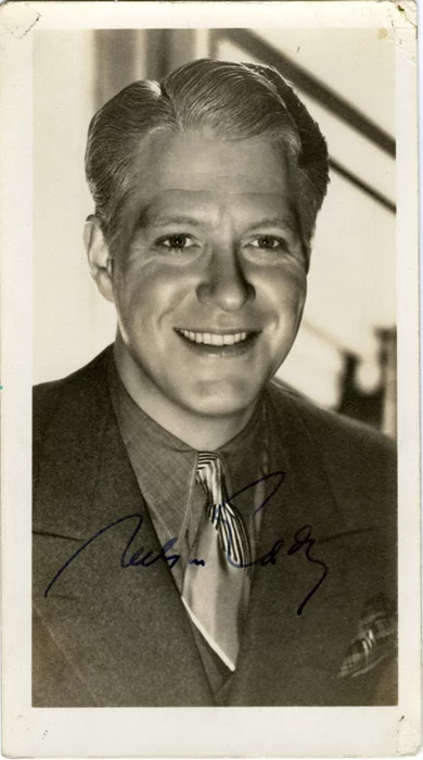 Nelson Eddy autograph