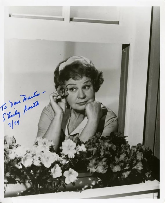 Shirley Booth autograph