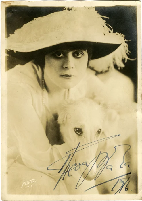 Theda Bara autograph