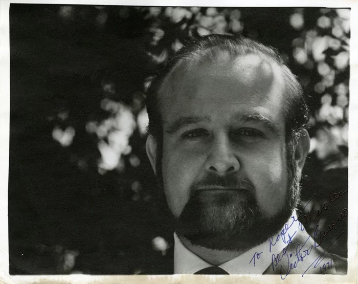 Victor Buono autograph
