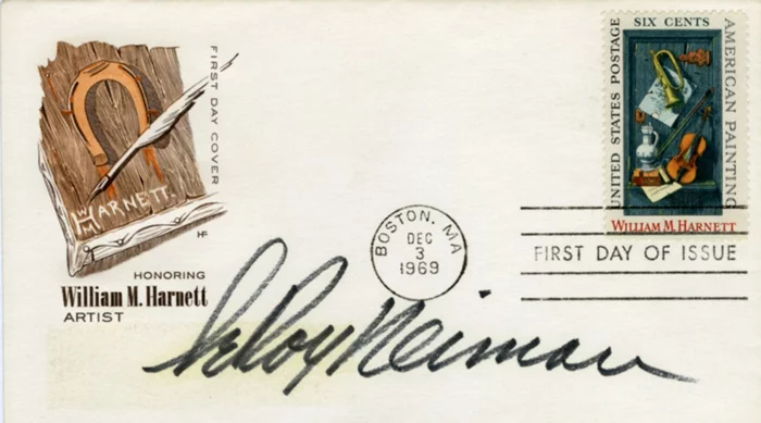 LeRoy Neiman autograph