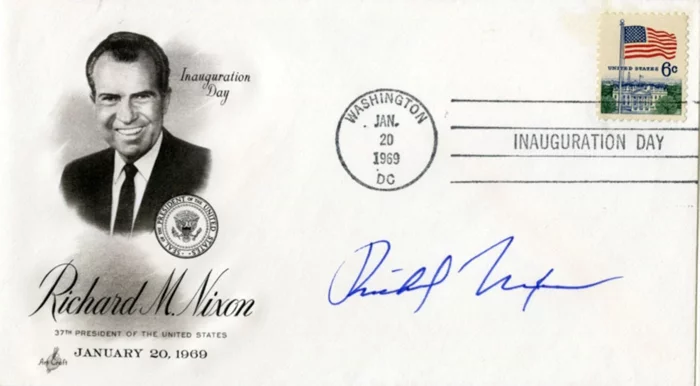 Richard Nixon autograph