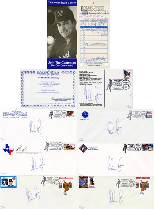 Nolan Ryan autograph