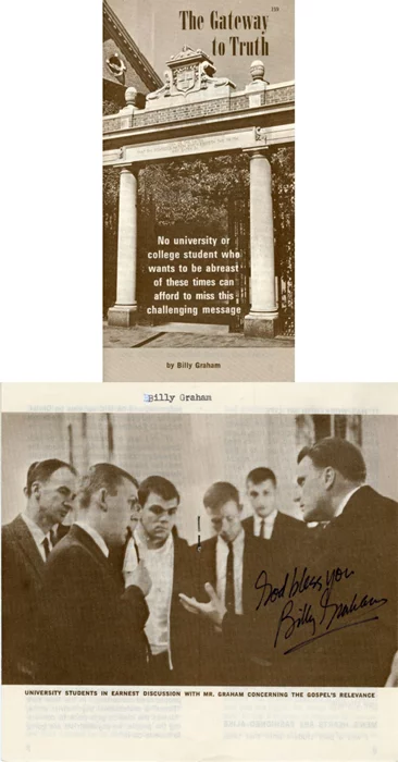 Billy Graham autograph