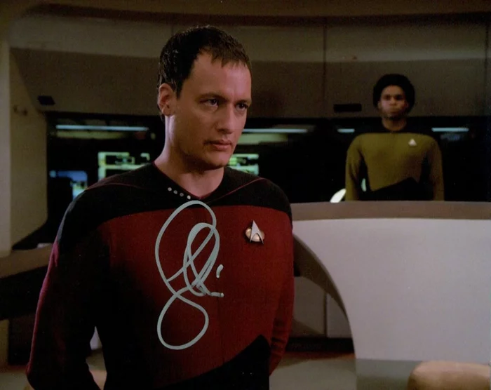 John deLancie autograph
