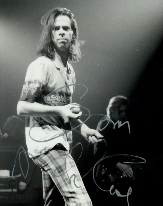Nick Cave autograph