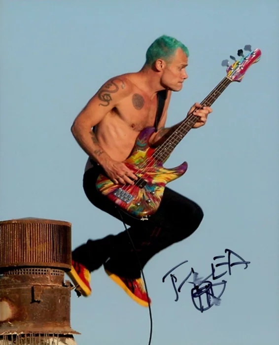 Flea autograph