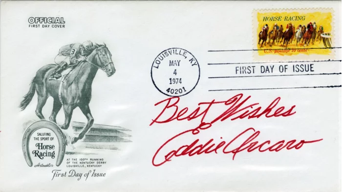 Eddie Arcaro autograph