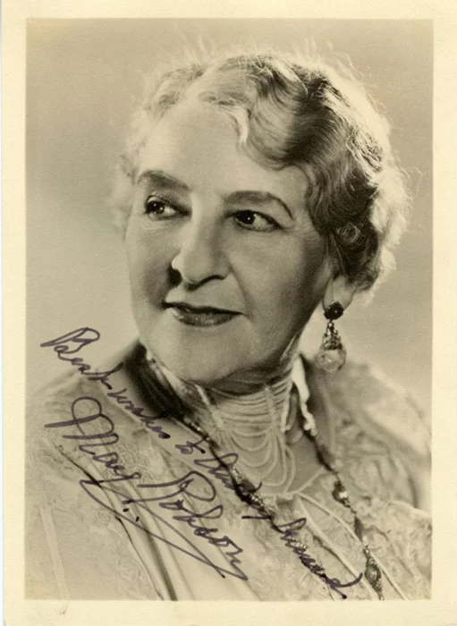 May Robson autograph