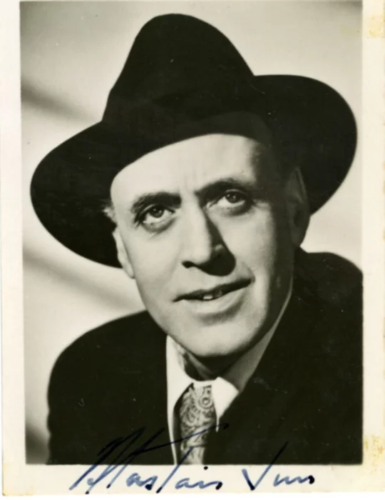 Alastair Sim autograph