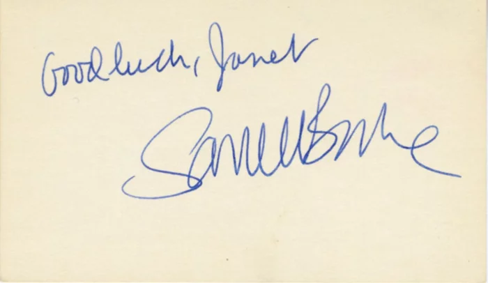 Sorrell Booke autograph