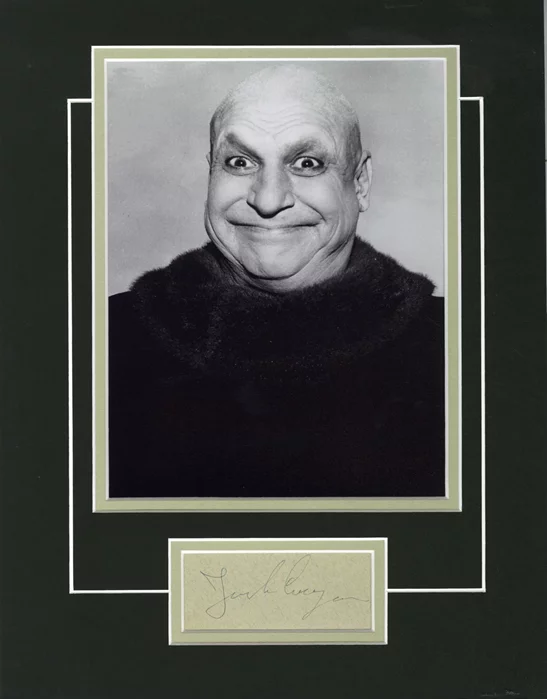Jackie Coogan autograph