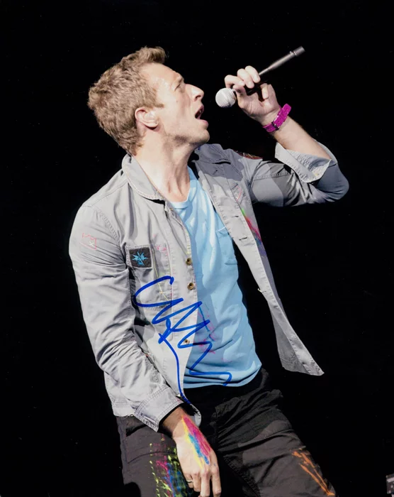 Chris Martin autograph