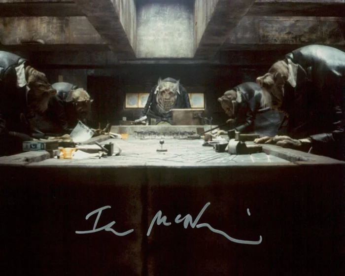 Ian McNeice autograph