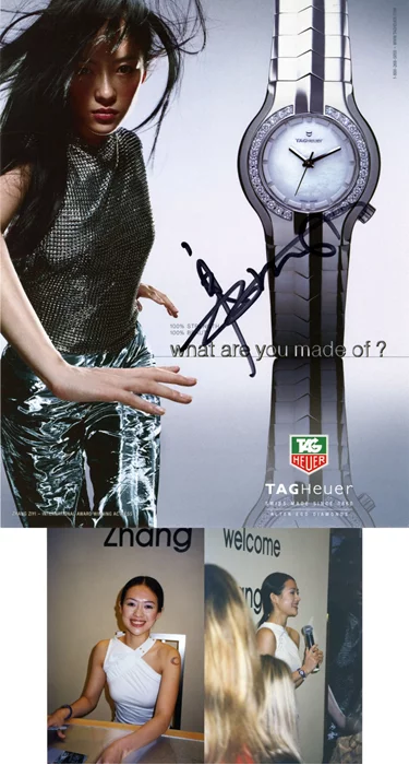 Ziyi Zhang autograph