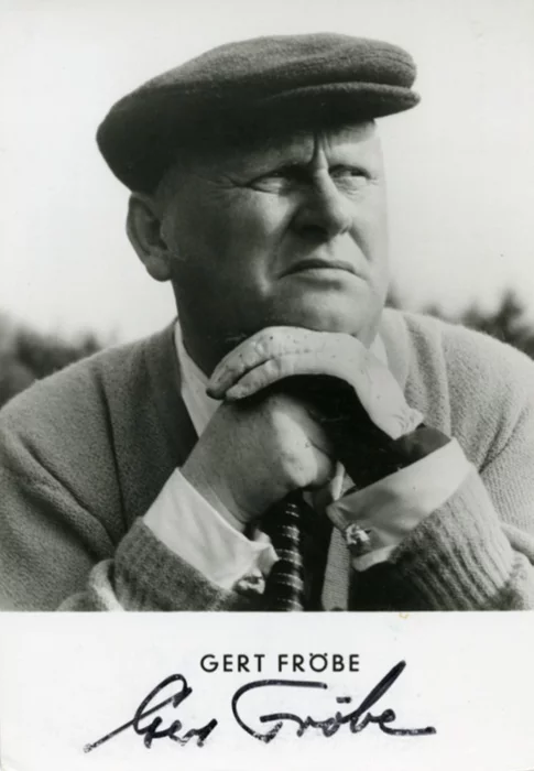 Gert Frobe autograph