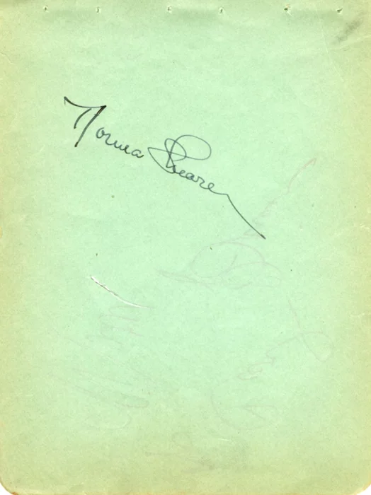 Norma Shearer autograph