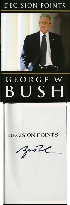 George Bush autograph