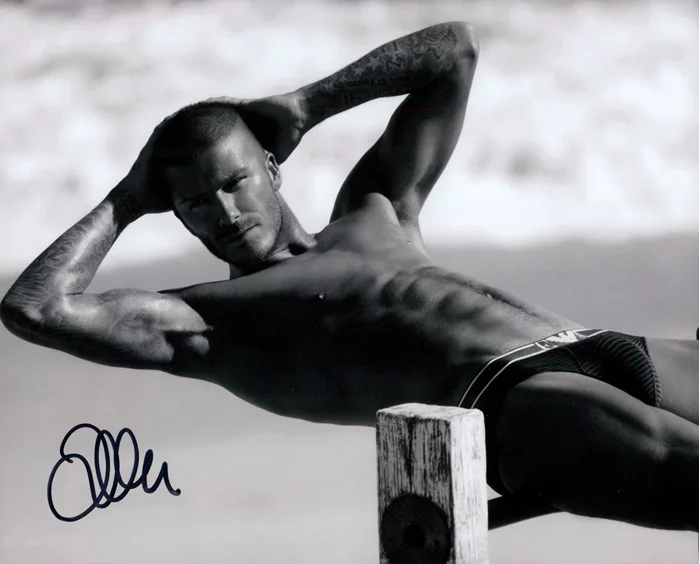 David Beckham autograph