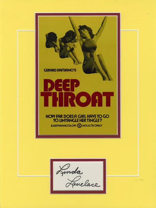 Linda Lovelace autograph