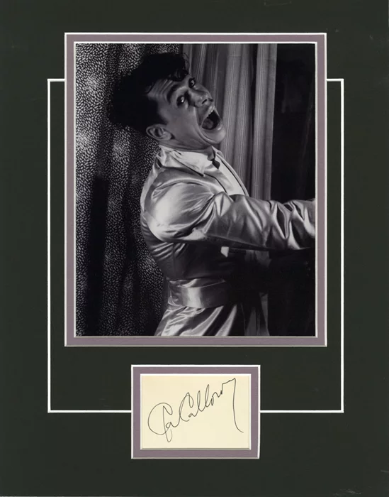 Cab Calloway autograph