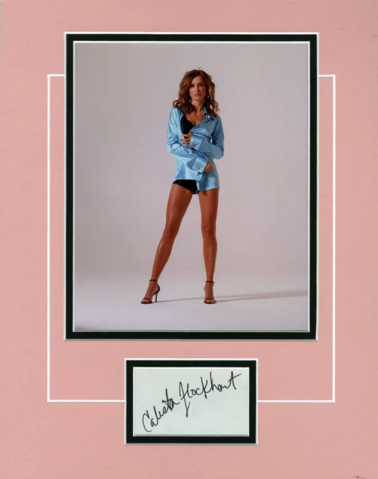 Calista Flockhart autograph