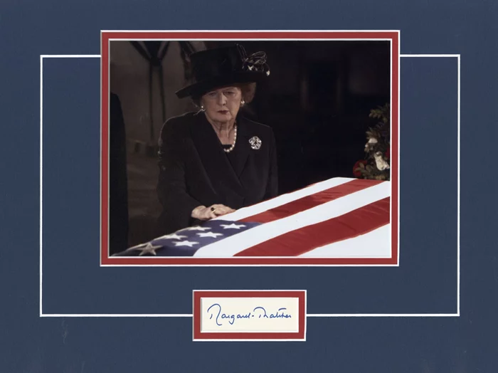 Margaret Thatcher autograph