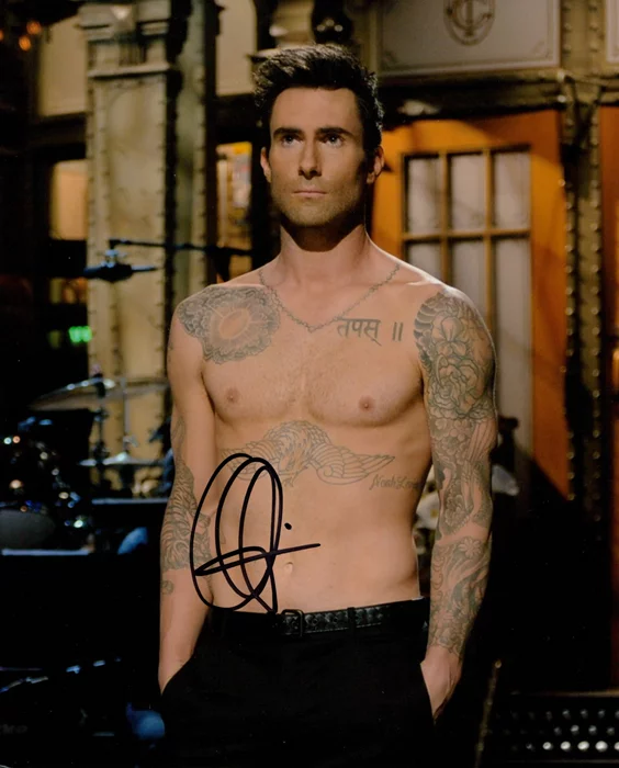 Adam Levine autograph
