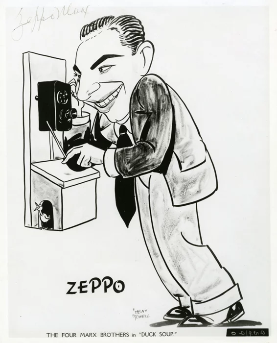 Zeppo Marx autograph